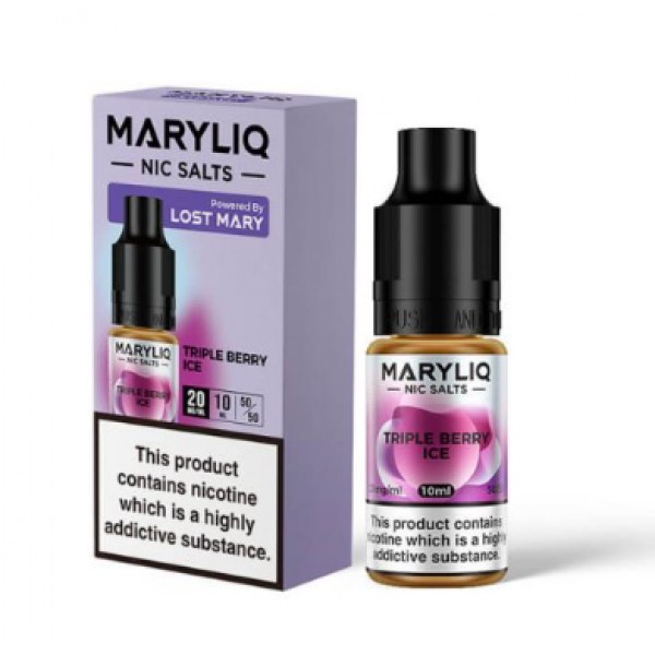 MaryLiq Lost Mary 10mg/20mg Triple Berry Ice  Nic Salt
