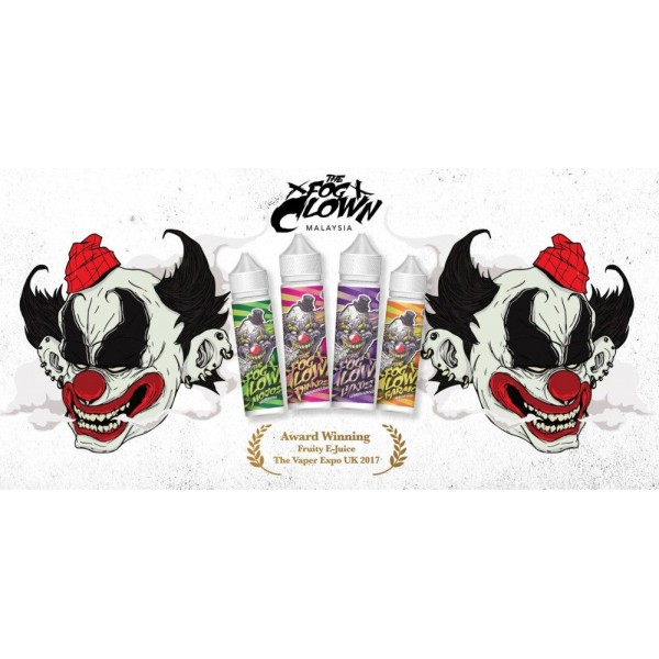The Fog Clown Premium Malaysian E Liquid 60ml 0mg 3mg Max VG Vape Juice UK Stock