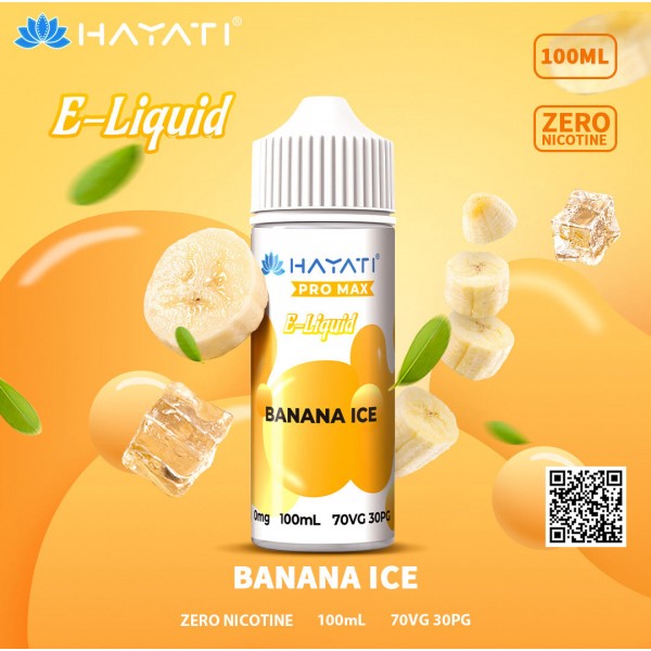 Hayati Pro Max Banana Ice 100ml Eliquid