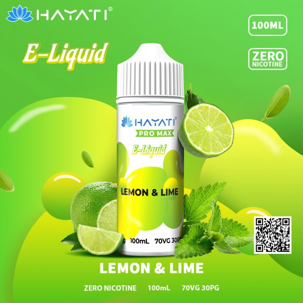 Hayati Pro Max Lemon & Lime 100ml Eliquid