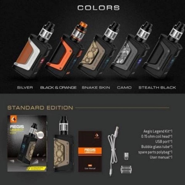Geekvape Aegis Legend Only Mod 200W And Full Kit