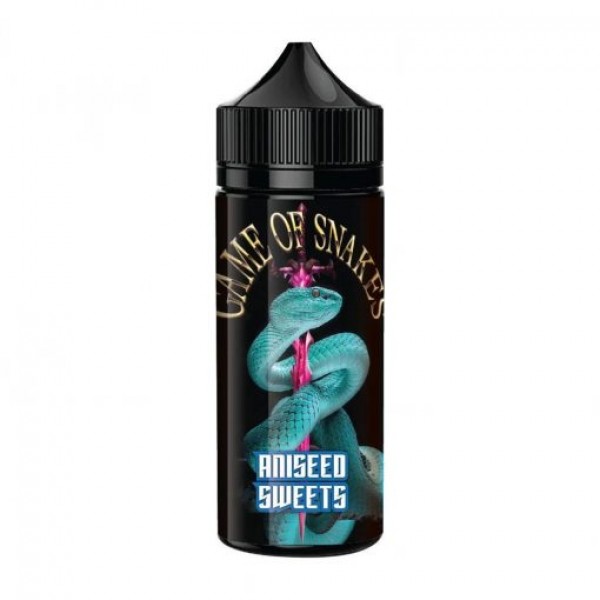 Aniseed Sweets Shortfill E Liquid by Game Of Snakes 100ml