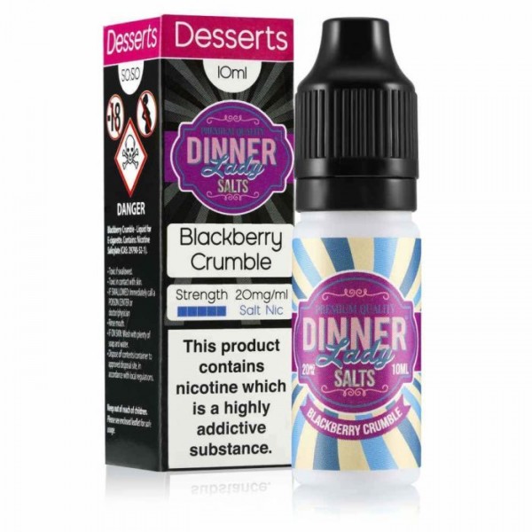 Dinner Lady Nic Salts E Liquid Vape Juice-Just for