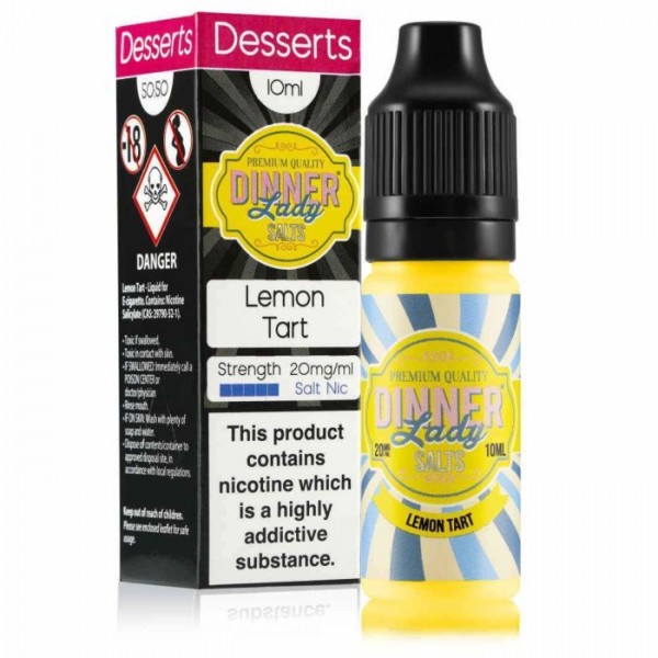 Dinner Lady Nic Salts E Liquid Vape Juice-Just for