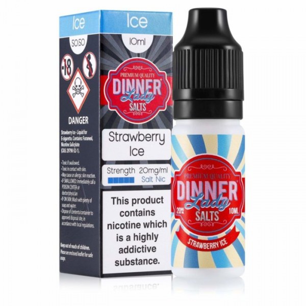 Dinner Lady Nic Salts E Liquid Vape Juice-Just for