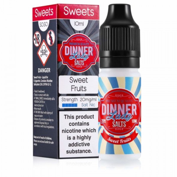 Dinner Lady Nic Salts E Liquid Vape Juice-Just for