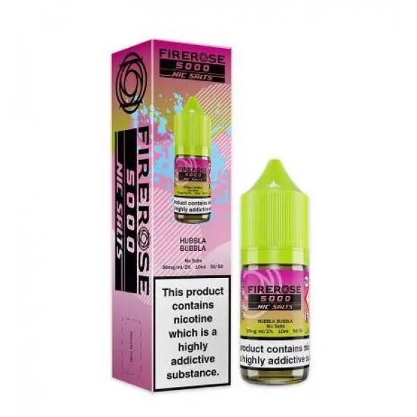 Box of 10 Elux Firerose 5000 Hubbla Bubbla Nic Salt