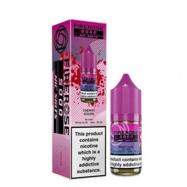 Elux Firerose 5000 Box of 10 Cherry Sours Nic Salt
