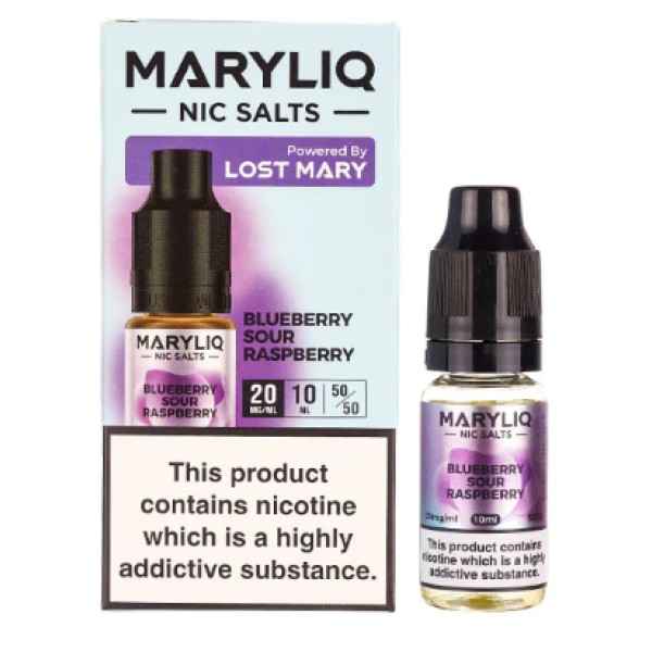 MaryLiq Lost Mary 10mg/20mg Blueberry Sour Raspberry Nic Salt