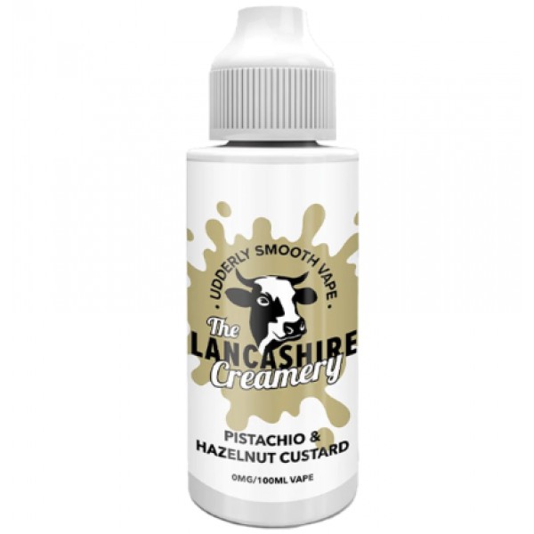 The Lancashire Creamery Pistachio Hazelnut Custard 100ml Shortfill E-Liquid