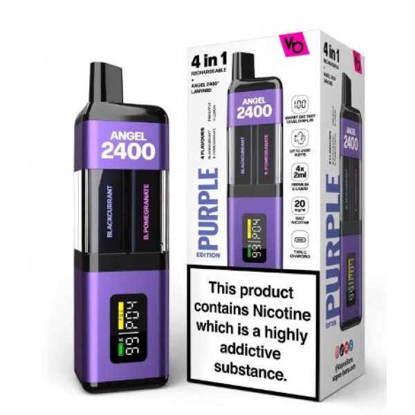 Angel 2400 Purple Edition Prefilled by Vapes Bars