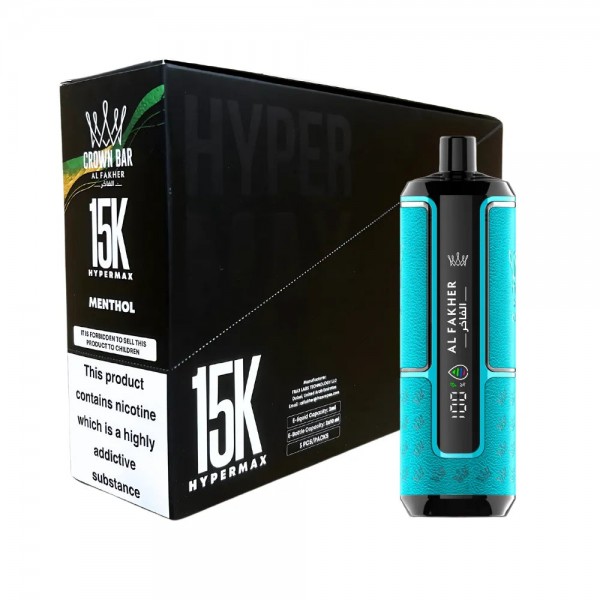 Al Fakher Crown Bar 15k Hyper Max – Box of 5
