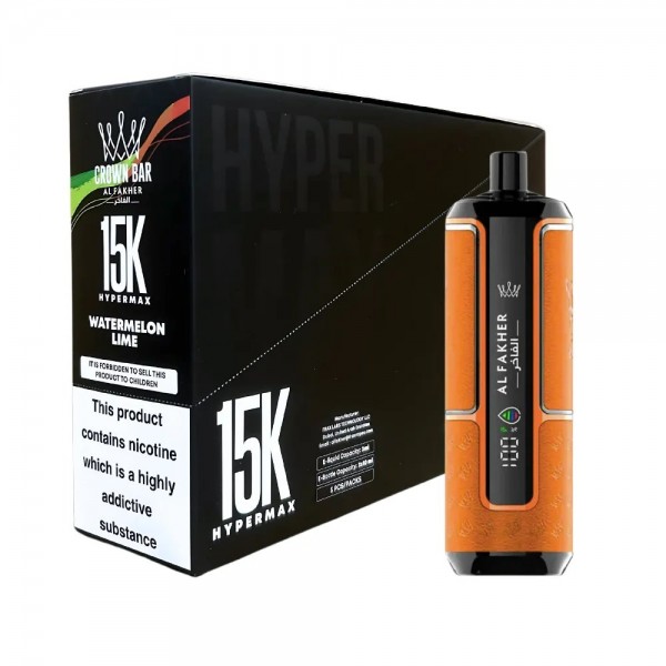 Al Fakher Crown Bar 15k Hyper Max – Box of 5