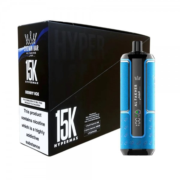 Al Fakher Crown Bar 15k Hyper Max – Box of 5