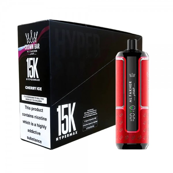Al Fakher Crown Bar 15k Hyper Max – Box of 5