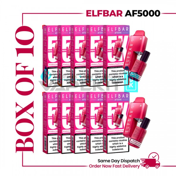 AF5000 ELF BAR Strawberry Raspberry Cherry Ice Prefilled Vape Kit