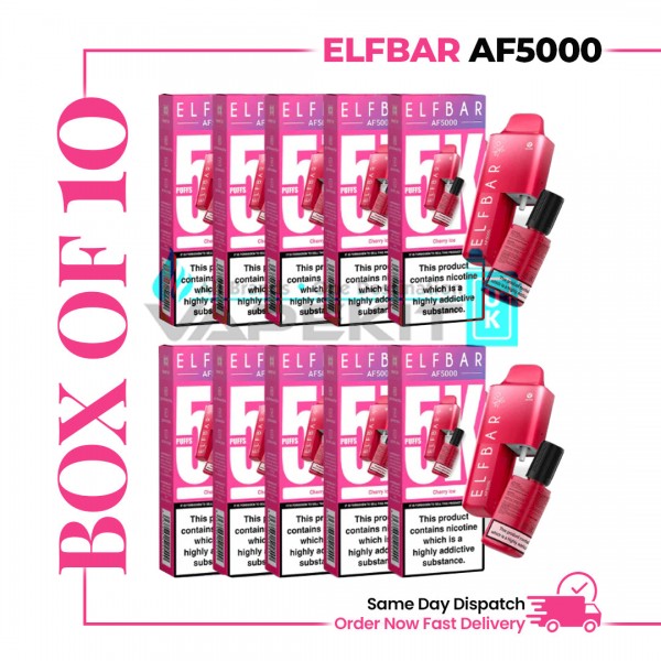 AF5000 ELF BAR Cherry Ice Prefilled Vape Kit