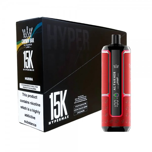 Al Fakher Crown Bar 15k Hyper Max – Box of 5