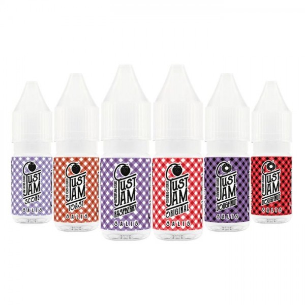 Just Jam Nic Salts 10MG 20MG 10ml or 3 X 10ml 50/50 VG/PG
