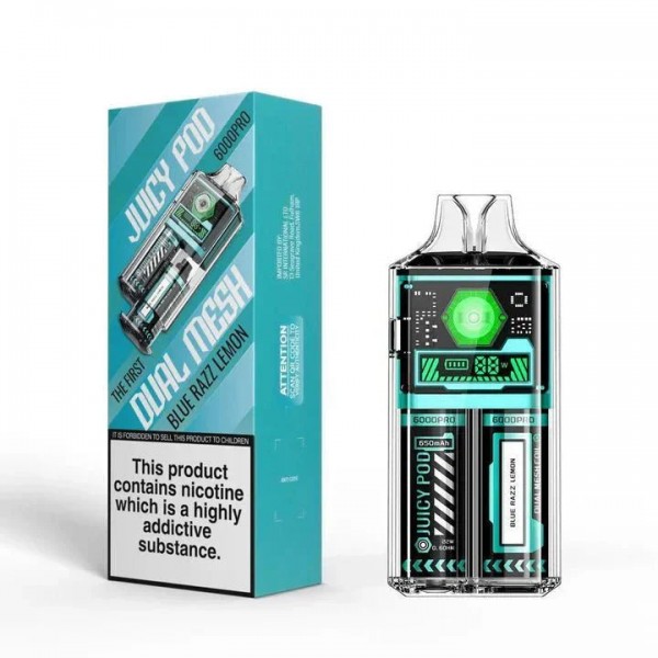 Juicy Pod 6K Prefilled Vape Kit Box of 5 (Shop now)