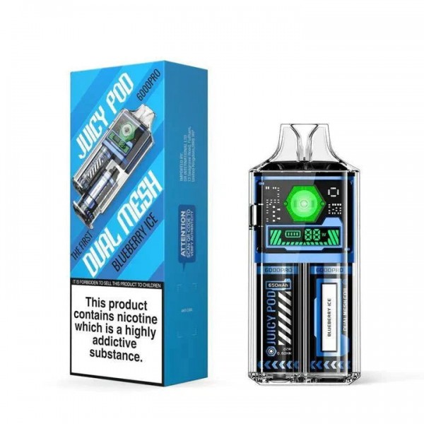 Juicy Pod 6K Prefilled Vape Kit Box of 5 (Shop now)