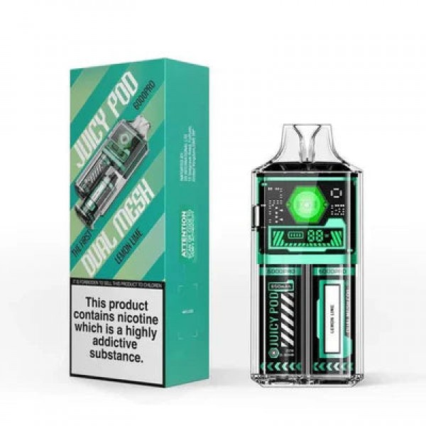 Juicy Pod 6K Prefilled Vape Kit Box of 5 (Shop now)