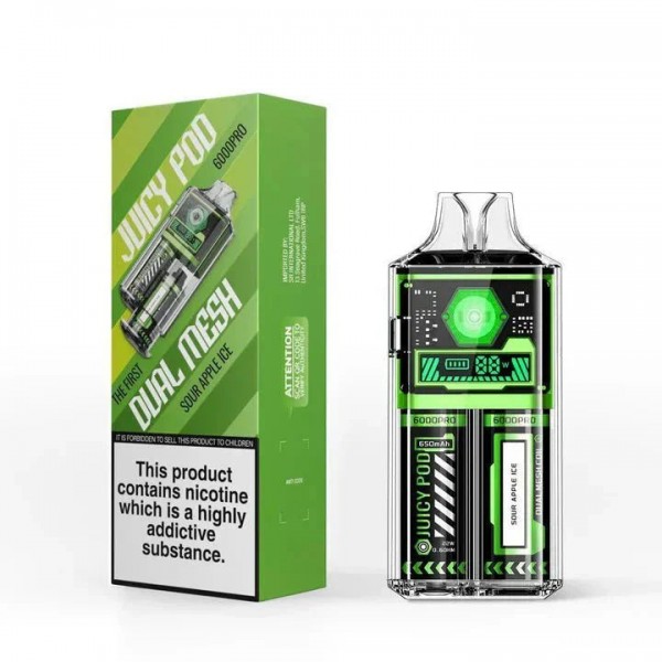 Juicy Pod 6K Prefilled Vape Kit Box of 5 (Shop now)