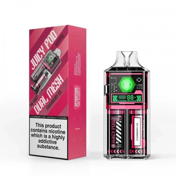 Juicy Pod 6K Prefilled Vape Kit Box of 5 (Shop now)
