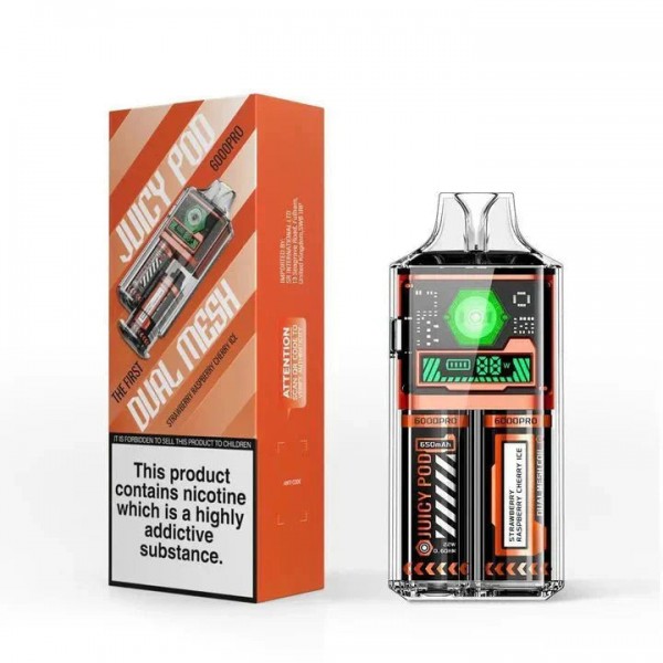 Juicy Pod 6K Prefilled Vape Kit Box of 5 (Shop now)