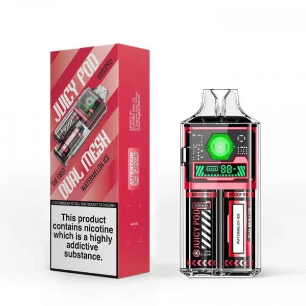 Juicy Pod 6K Prefilled Vape Kit Box of 5 (Shop now)