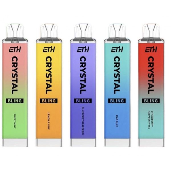 The Crystal Bling 6000 Puffs: Box of 10-only for