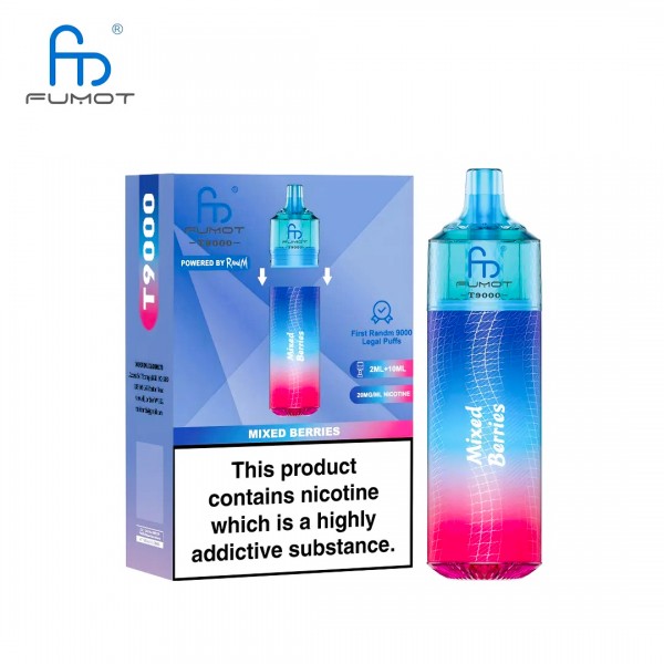 Fumot T9000 Puffs 20MG Randm Replaceable Prefilled Kit
