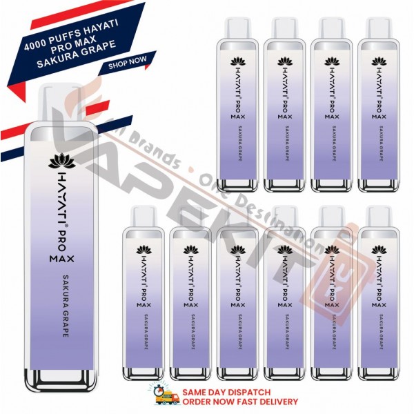 Hayati Pro Max 4000 Puffs Prefilled Vape (Just 