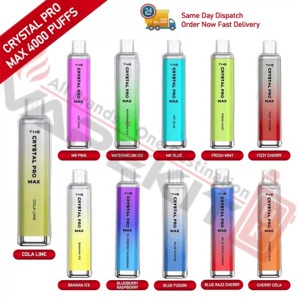 Crystal Pro Max 4000 Puffs Vape (Just 