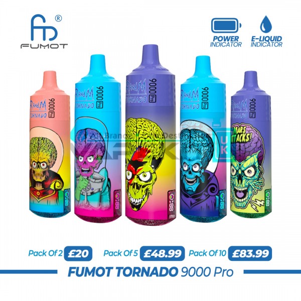 Fumot RandM 9000 Pro Prefilled Vape- 2 for