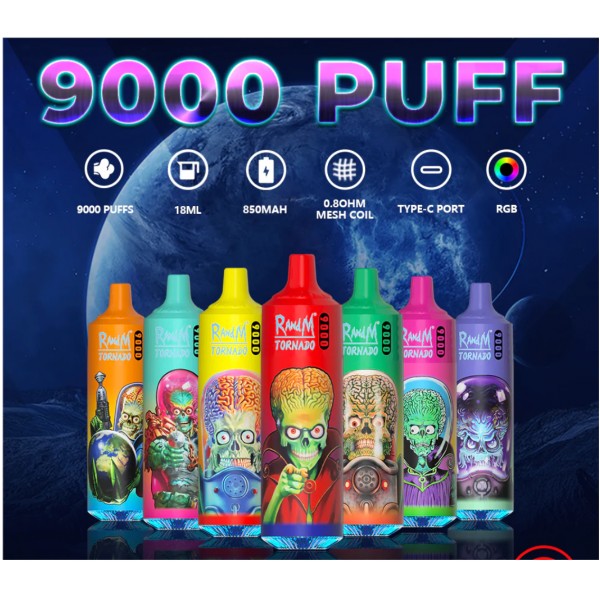 RandM Tornado 9000 Vape: at Just