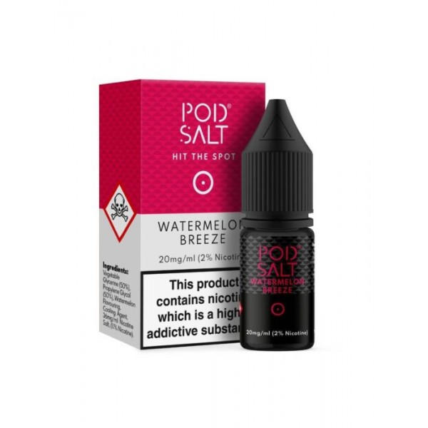 Pod Salt 10ml Watermelon Breeze Nic Salt