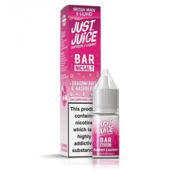 Just Juice Dragonfruit & Raspberry 10ml Bar Nic Salts E-liquid
