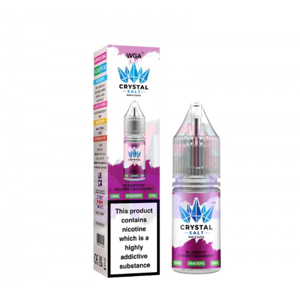 WGA Crystal Salt Bar E-Juice (Pack of 10)