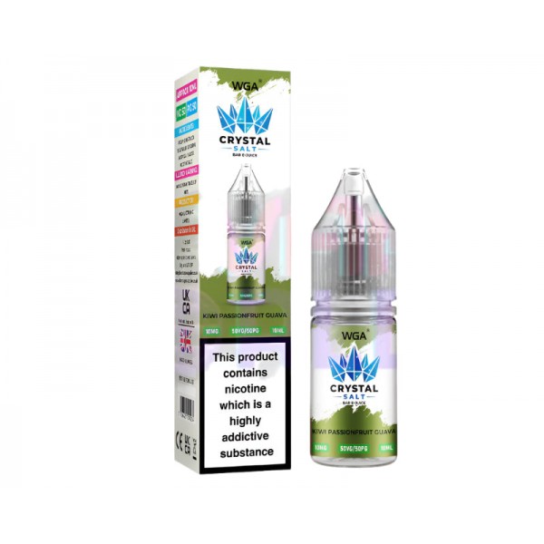 WGA Crystal Salt Bar E-Juice (Pack of 10)