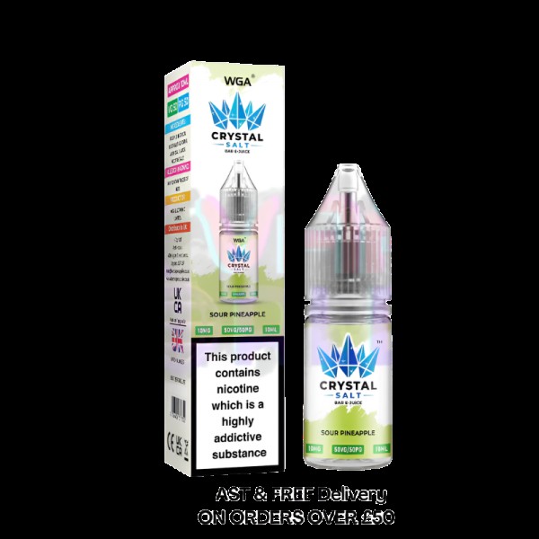 WGA Crystal Salt Bar E-Juice (Pack of 10)