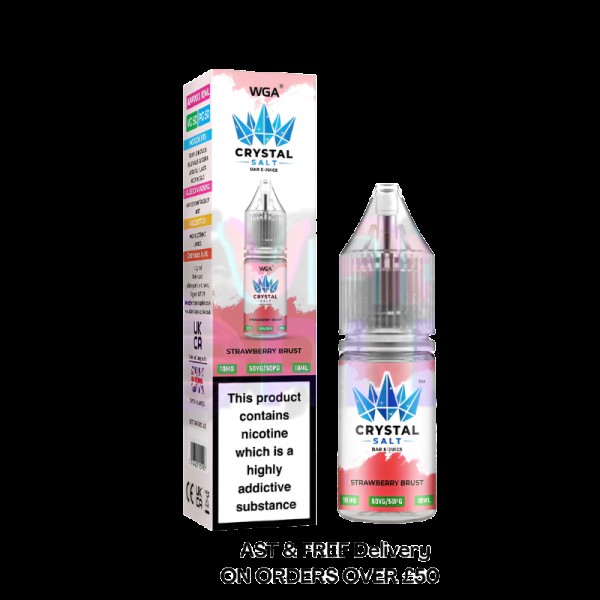 WGA Crystal Salt Bar E-Juice (Pack of 10)
