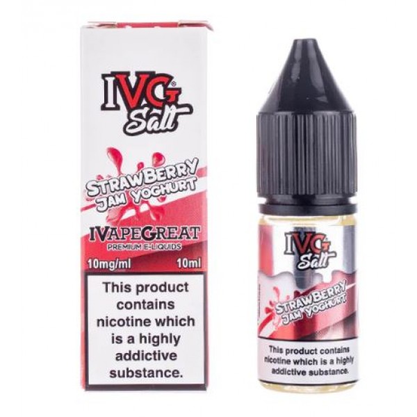 IVG SALTS Strawberry Jam Yoghurt (10MG/20MG) 10ml E-Liquids