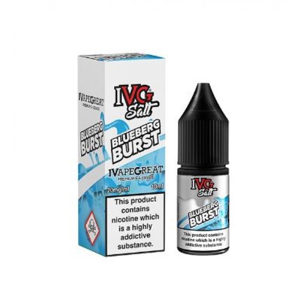 IVG Salts Blueberg Burst 10ml E-Liquids