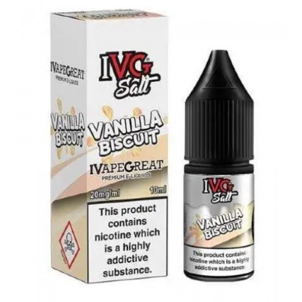 Vanilla Biscuit IVG Salts 10ml E-Liquids