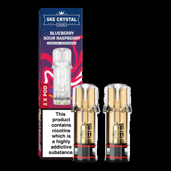 SKE Crystal Plus Prefilled Vape Pods (20mg)