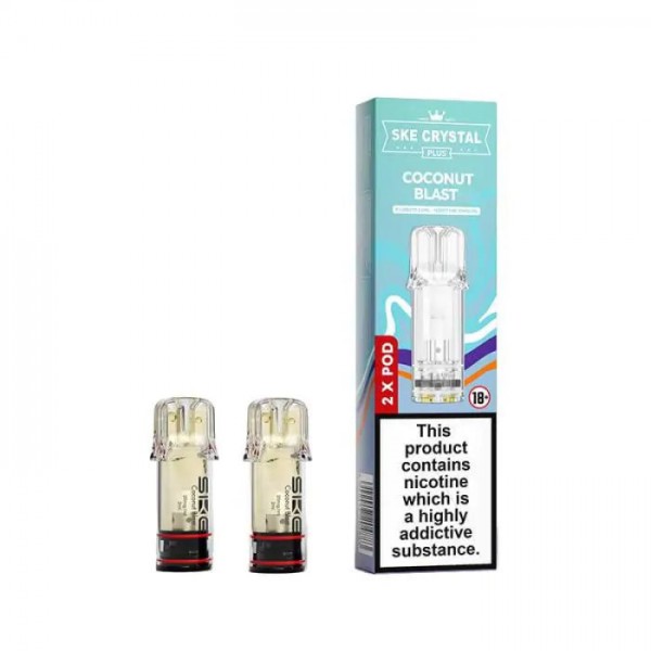 SKE Crystal Plus Prefilled Vape Pods (20mg)
