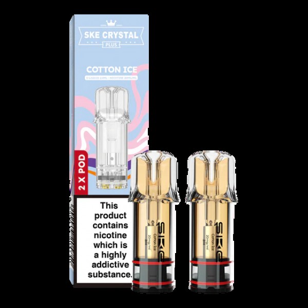 SKE Crystal Plus Prefilled Vape Pods (20mg)