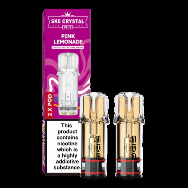 SKE Crystal Plus Prefilled Vape Pods (20mg)