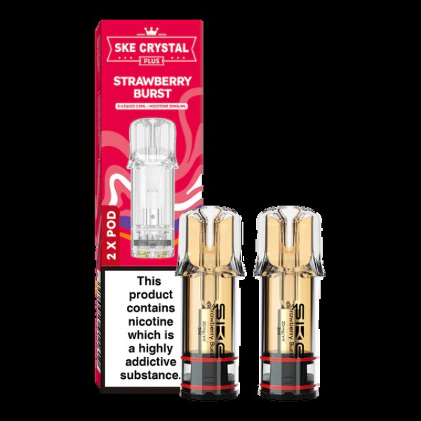 SKE Crystal Plus Prefilled Vape Pods (20mg)